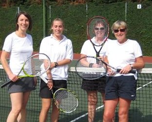 Ladies Doubles Finalists