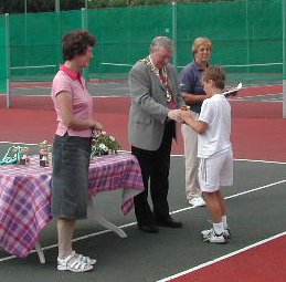 Open 2006 Trophy Presentation