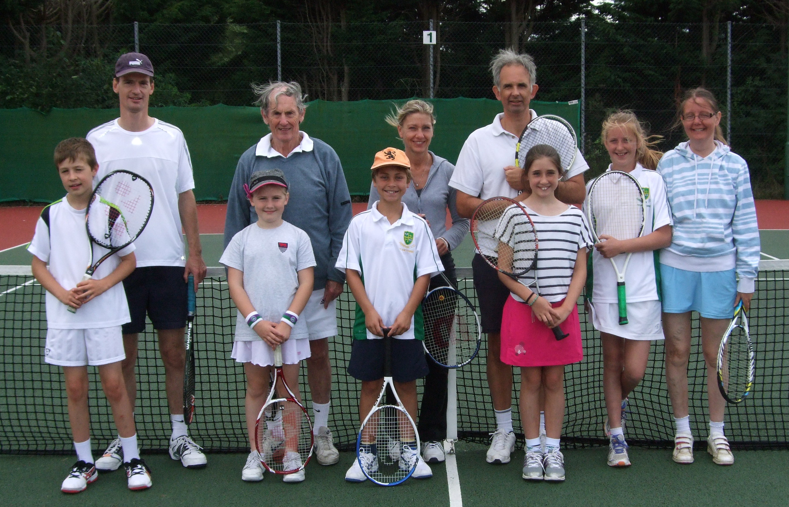 Family Doubles entrants